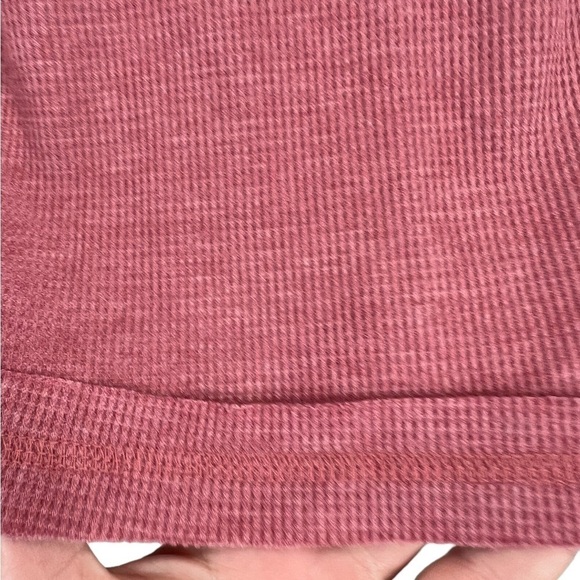 NEW BAEA Los Angeles Pink Waffle Knit Splitneck Pullover with Wide Sleeve NEW - Picture 6 of 16